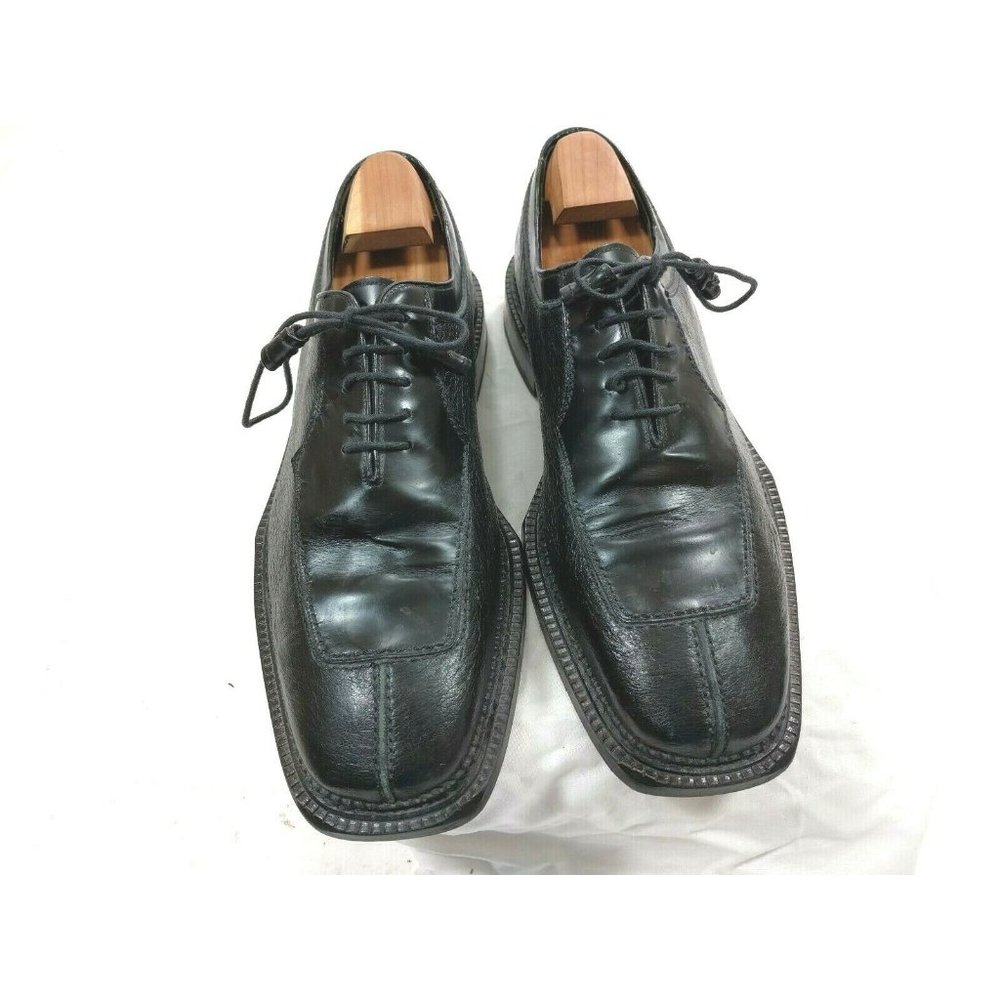 Mezlan Cappella Black Split Toe Oxford 10.5 Men’s - Picture 4 of 10